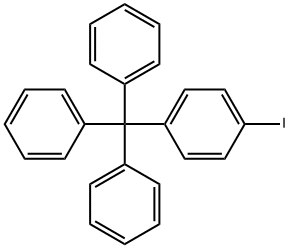 ((4-碘苯基)甲三酰)三苯 结构式