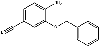 4-Amino-3-benzyloxy-benzonitrile 结构式