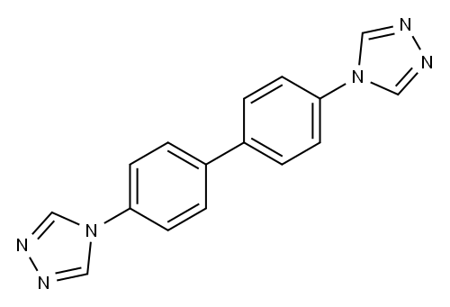 4,4-di(4H-1,2,4-triazol-4-yl)-1,1-biphenyl 结构式