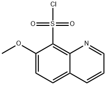 7-甲氧基喹啉-8-磺酰氯 结构式