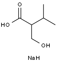 钠 2-(羟甲基)-3-甲基丁酯 结构式