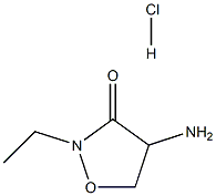 4-amino-2-ethyl-1,2-oxazolidin-3-one hydrochloride 结构式