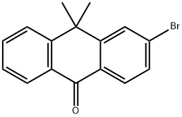 3-BROMO-10,10-DIMETHYL-9(10H)-ANTHRACENONE 结构式