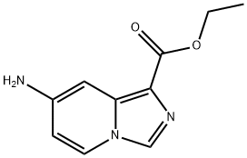 ethyl 7-aminoimidazo[1,5-a]pyridine-1-carboxylate 结构式