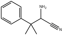 2-amino-3-methyl-3-phenylbutanenitrile 结构式