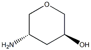 (3S,5S)-5-氨基四氢-2H-吡喃-3-醇 结构式