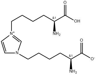 1,3-bis(5-amino-5-carboxypentyl)-3H-imidazolium. acetate 结构式