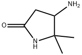 4-AMINO-5,5-DIMETHYLPYRROLIDIN-2-ONE 结构式