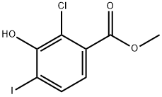 METHYL-2-CHLORO-3-HYDROXY-4-IODOBENZOATE 结构式