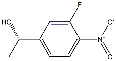 (S)-1-(3-氟-4-硝基苯基)乙醇 结构式