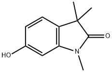6-Hydroxy-1,3,3-trimethyl-1,3-dihydroindol-2-one 结构式