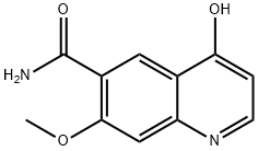 7-甲氧基-4-氧代-1,4-二氢喹啉-6-甲酰胺 结构式