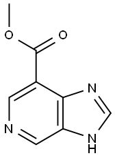 3H-咪唑并[4,5-C]吡啶-7-甲酸甲酯 结构式