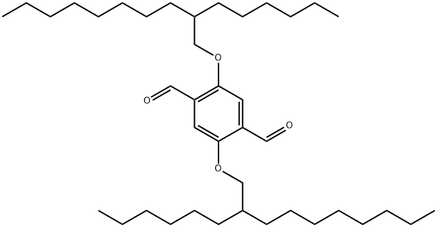 2,5-bis((2-hexyldecyl)oxy)terephthalaldehyde 结构式
