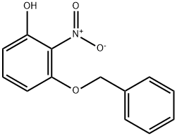3-(苄氧基)-2-硝基苯酚 结构式