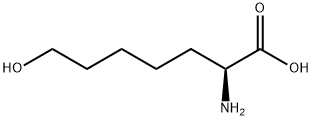 (S)-2-Amino-7-hydroxyheptanoic acid 结构式