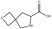 2-氧杂-7-氮杂螺[3.4]辛烷-6-羧酸 结构式