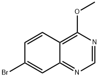 7-溴-4-甲氧基喹唑啉 结构式