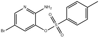 2-AMINO-5-BROMO-3-PYRIDINOL 3-(4-METHYLBENZENESULFONATE) 结构式
