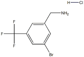 (3-Bromo-5-trifluoromethyl-phenyl)-methyl-amine hydrochloride 结构式
