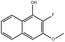 2-氟-3-甲氧基萘-1-醇 结构式