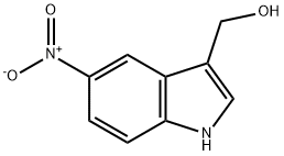 1H-Indole-3-methanol, 5-nitro- 结构式