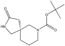 tert-butyl (R)-3-oxo-2,7-diazaspiro[4.5]decane-7-carboxylate 结构式