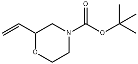 tert-Butyl 2-vinylmorpholine-4-carboxylate 结构式
