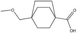 4-(methoxymethyl)bicyclo[2.2.2]octane-1-carboxylic acid 结构式