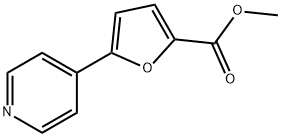 Methyl 5-(pyridin-4-yl)furan-2-carboxylate 结构式