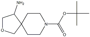 tert-butyl 4-amino-2-oxa-8-azaspiro[4.5]decane-8-carboxylate 结构式