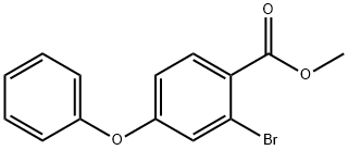 Benzoic acid, 2-bromo-4-phenoxy-, methyl ester 结构式