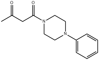 1-(4-phenylpiperazin-1-yl)butane-1,3-dione 结构式
