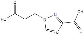 1-(2-羧乙基)-1H-1,2,4-三唑-3-羧酸 结构式