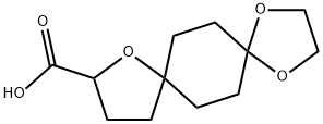 1,4,9-Trioxa-dispiro[4.2.4.2]tetradecane-10-carboxylic acid* 结构式