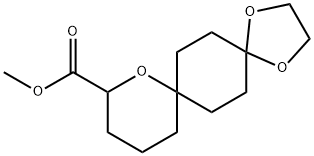 1,4,9-三氧杂环丙烷 [4.2.5.2] 十五烷-10-羧酸甲酯 结构式