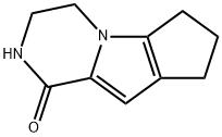 2,3,4,6,7,8-六氢-1H-环戊二烯并[4,5]吡咯并[1,2-A]吡嗪-1-酮 结构式
