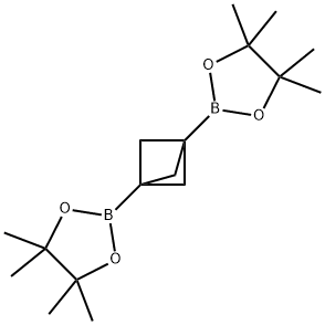 1,3-双(4,4,5,5-四甲基-1,3,2-二氧硼杂环戊烷-2-基)双环[1.1.1]戊烷 结构式