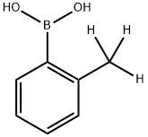 2-(甲基-D3)-苯基硼酸 结构式