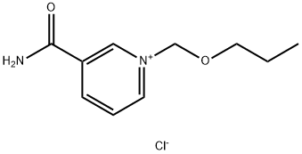 3-Carbamoyl-1-propoxymethyl-pyridiniumchlorid 结构式