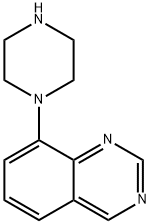 8-(PIPERAZIN-1-YL)QUINAZOLINE 结构式