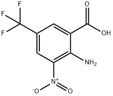 2-amino-3-nitro-5-(trifluoromethyl)benzoic acid 结构式