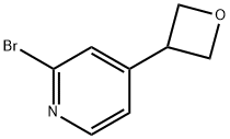 2-bromo-4-(oxetan-3-yl)pyridine 结构式