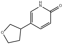 5-(tetrahydrofuran-3-yl)pyridin-2-ol 结构式