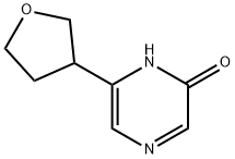 6-(tetrahydrofuran-3-yl)pyrazin-2-ol 结构式
