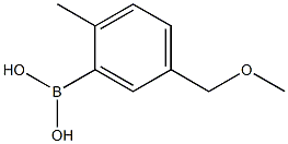 2-Methyl-5-(methoxymethyl)phenylboronic acid 结构式