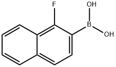 B-(1-氟-2-萘基)硼酸 结构式
