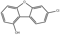 1-羟基-7-氯-二苯并呋喃 结构式