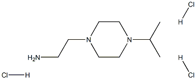 2-[4-(propan-2-yl)piperazin-1-yl]ethan-1-amine trihydrochloride 结构式