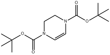 1,4-二-叔-丁基 1,2,3,4-四氢吡嗪-1,4-二甲酸基酯 结构式